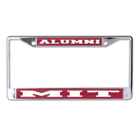 Massachusetts Institute of Technology Alumni Chrome License Plate Frame
