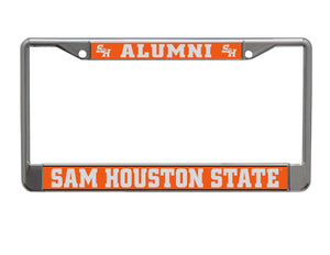 Sam Houston State University Alumni Chrome License Plate Frame