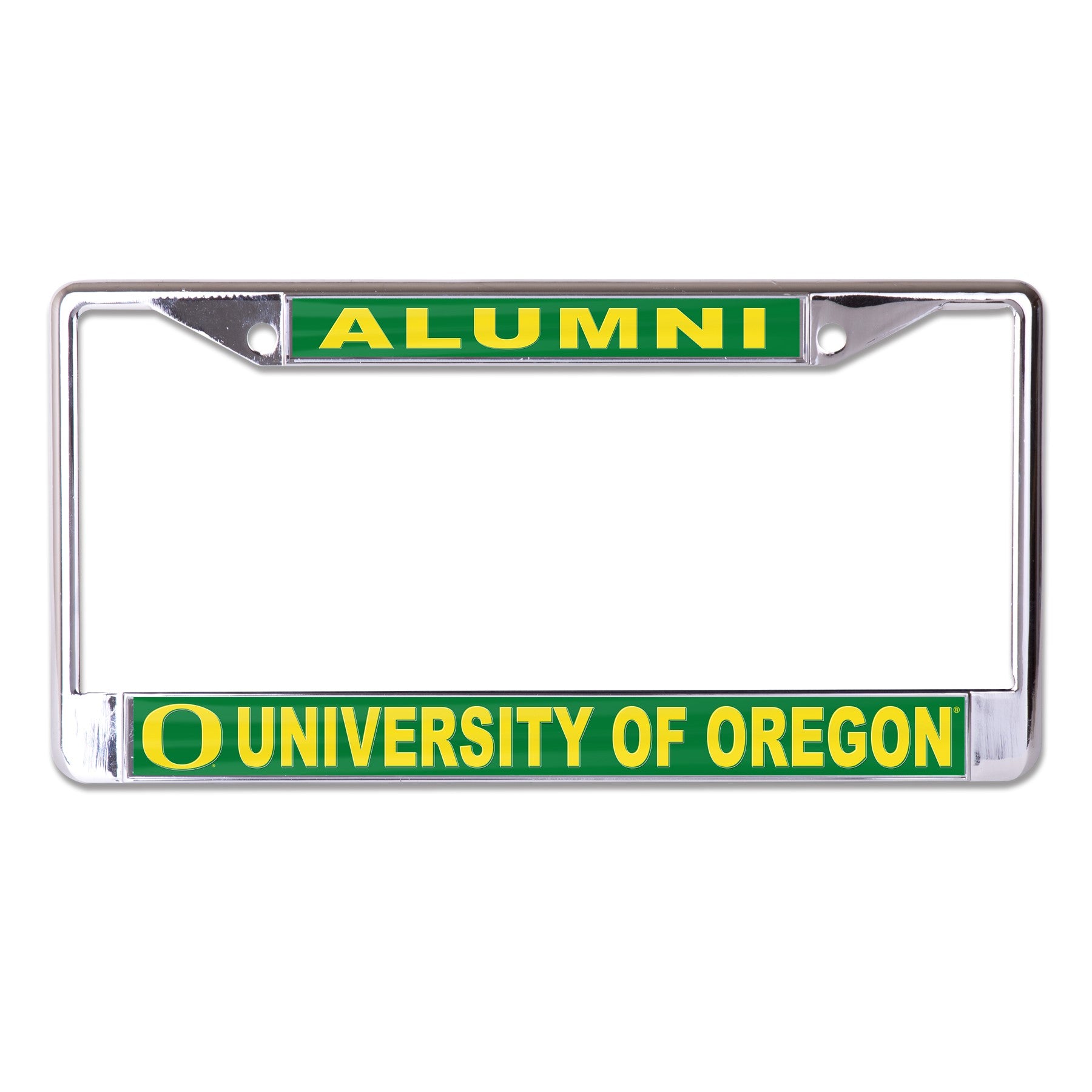 University of Oregon Alumni Chrome License Plate Frame