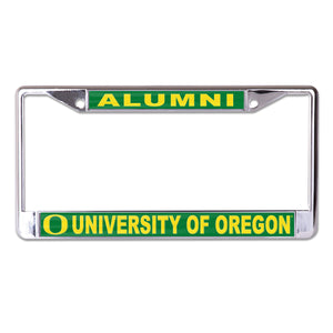 University of Oregon Alumni Chrome License Plate Frame