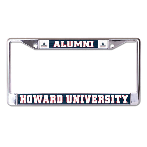 Howard University Alumni Chrome License Plate Frame