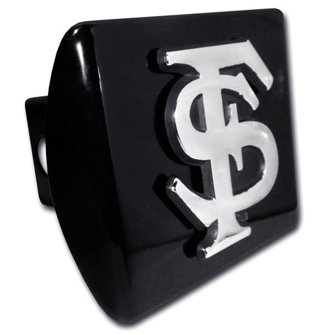 Florida State Emblem on Black Metal Hitch Cover