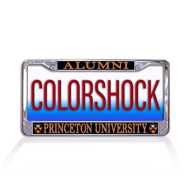 Princeton University Alumni Chrome License Plate Frame