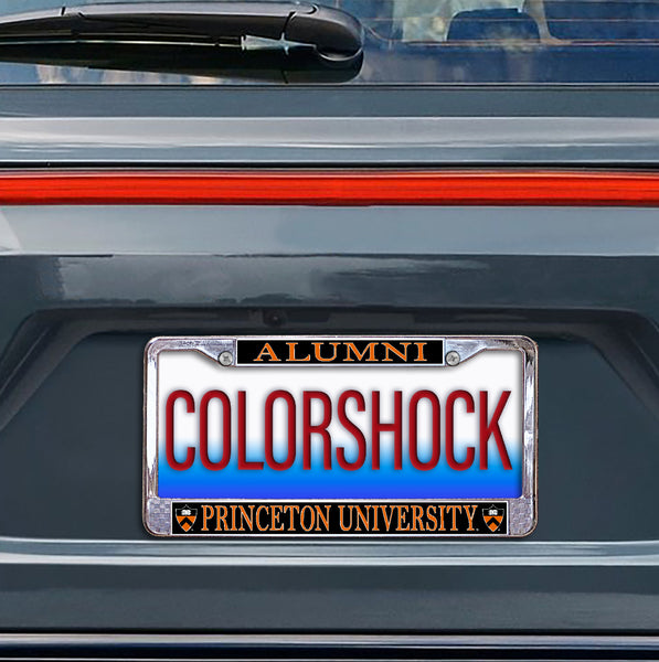 Princeton University Alumni Chrome License Plate Frame
