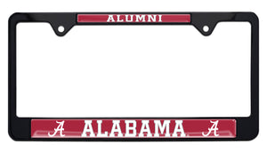 University of Alabama Alumni Black License Plate Frame
