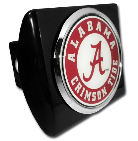 Alabama (Seal) ALL METAL Black Hitch Cover