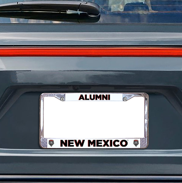 University of New Mexico Alumni Chrome License Plate Frame