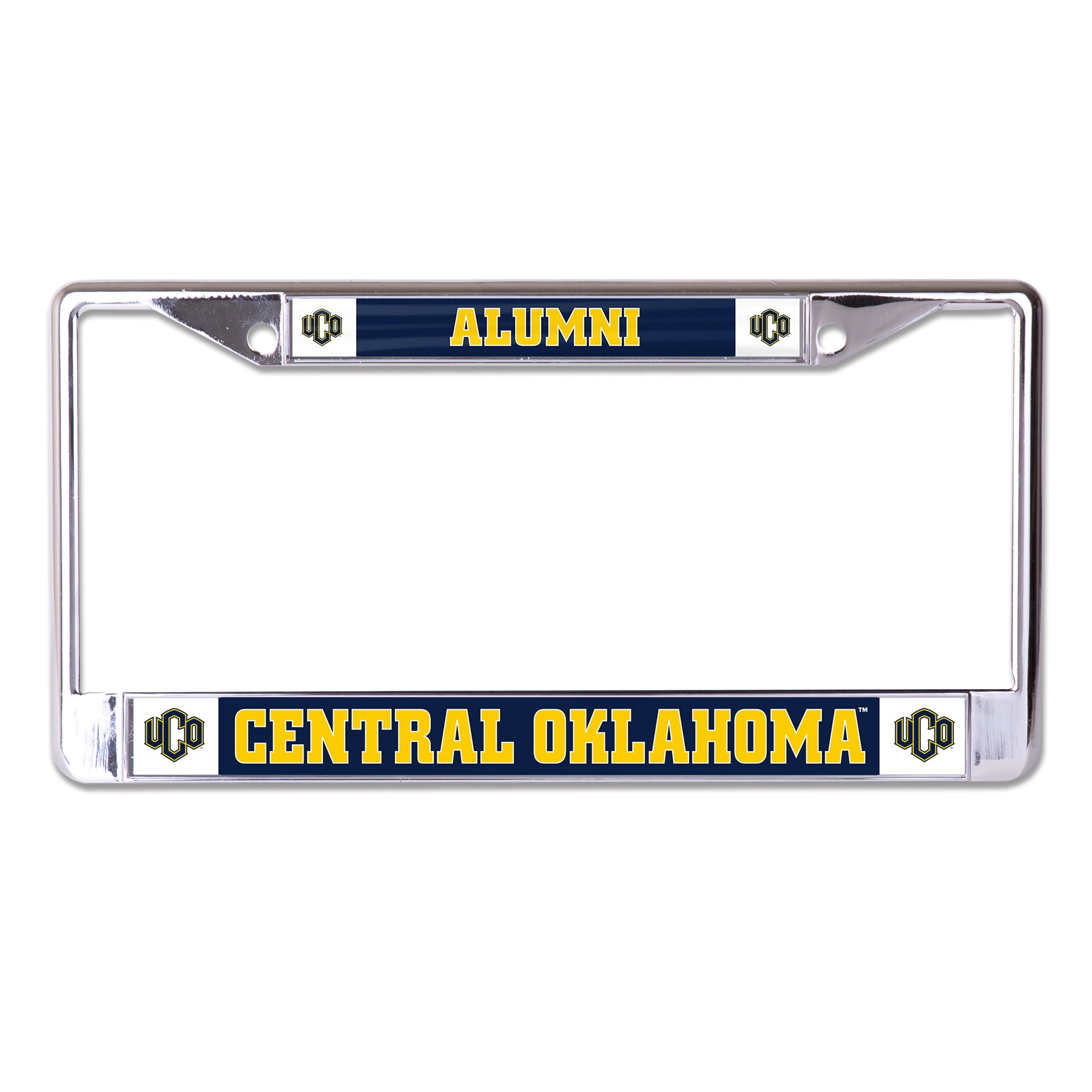 University of Central Oklahoma Alumni Chrome License Plate Frame
