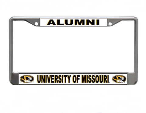 University of Missouri Alumni Chrome License Plate Frame