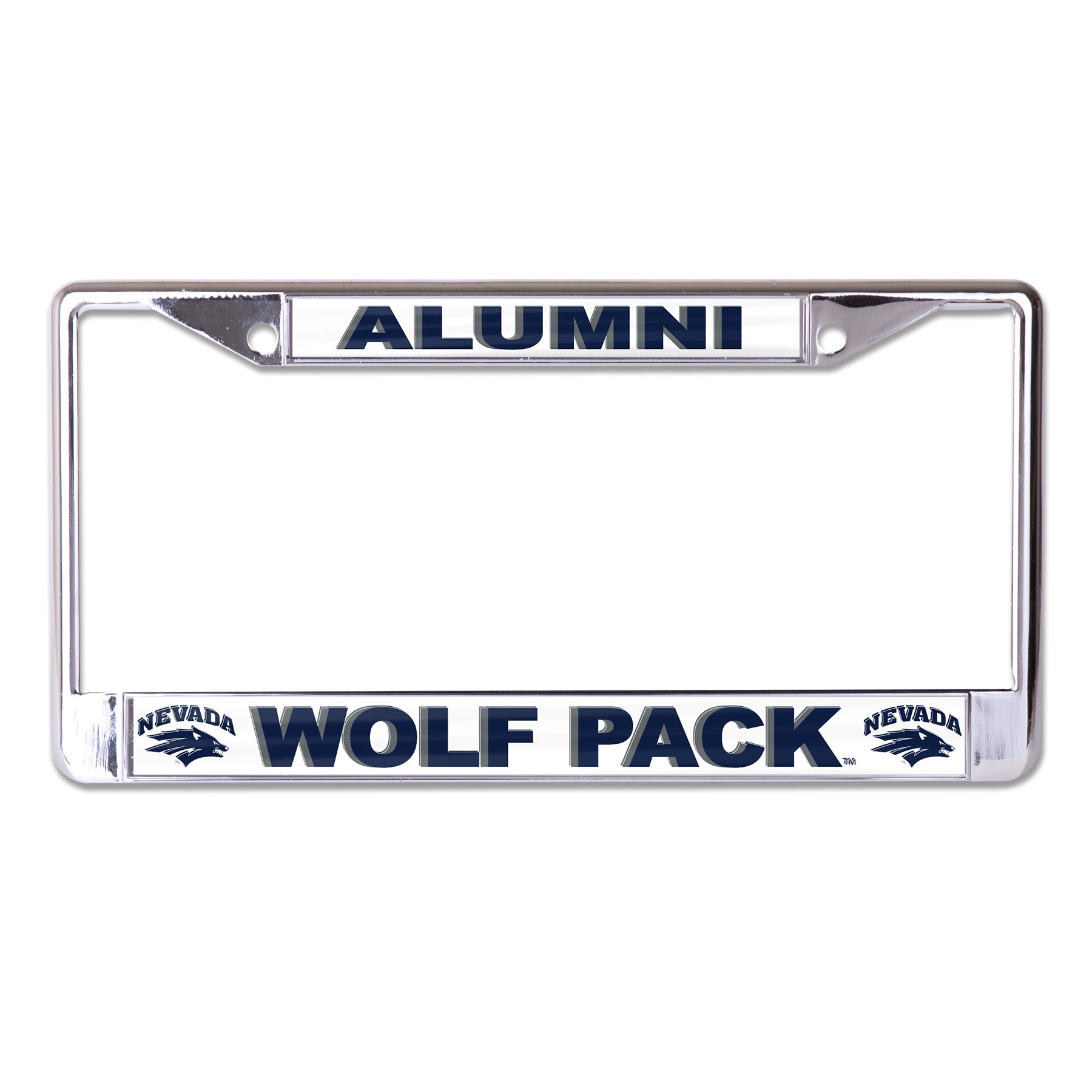 University of Nevada, Reno Alumni Chrome License Plate Frame
