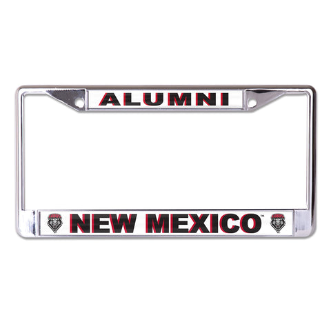 University of New Mexico Alumni Chrome License Plate Frame