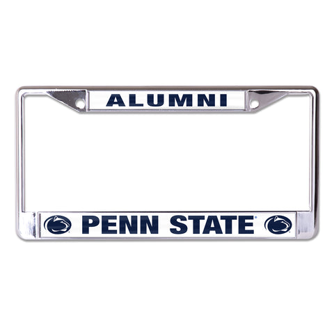 Penn State University Alumni Chrome License Plate Frame