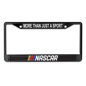 NASCAR-More Than Just A Sport Black Metal License Plate Frame