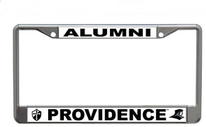 Providence College Alumni Chrome License Plate Frame