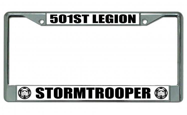 501ST Legion Stormtrooper Star Wars Photo License Plate Frame