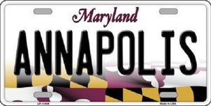 Annapolis Maryland Metal Novelty License Plate