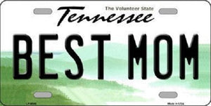 Best Mom Tennessee Novelty Metal License Plate