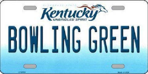 Bowling Green Kentucky Novelty Metal License Plate