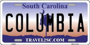 Columbia South Carolina Novelty Metal License Plate