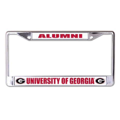 University of Georgia Alumni Chrome License Plate Frame