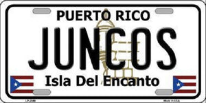 Juncos Puerto Rico Metal Novelty License Plate