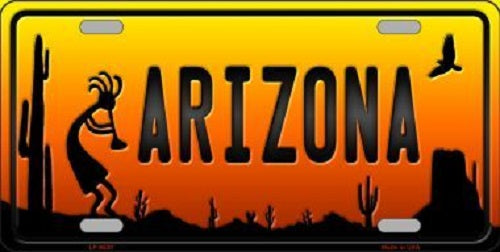 Kokopelli Arizona Scenic Novelty Metal License Plate