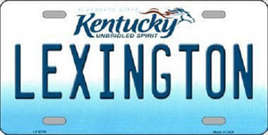 Lexington Kentucky Novelty Metal License Plate