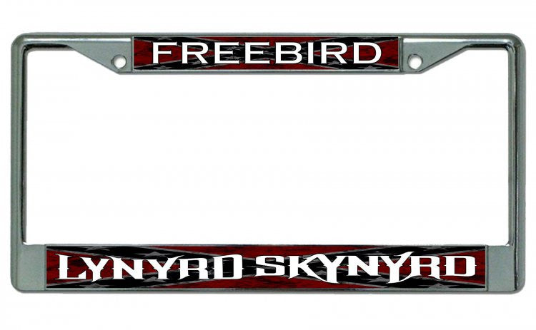 Lynyrd Skynyrd Freebird Chrome License Plate Frame