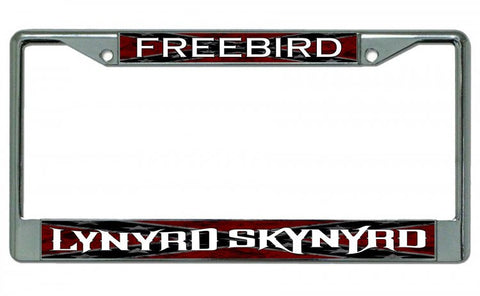 Lynyrd Skynyrd Freebird Chrome License Plate Frame