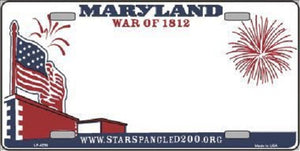 Maryland State Novelty Metal License Plate