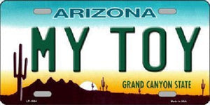 My Toy Arizona Metal License Plate