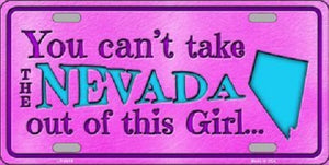 Nevada Girl Novelty Metal License Plate