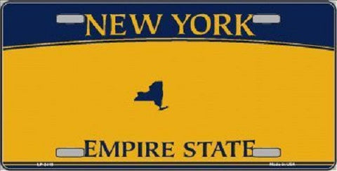 New York State Background Blanks Metal Novelty License Plate