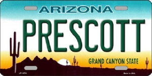Prescott Arizona Novelty Metal License Plate