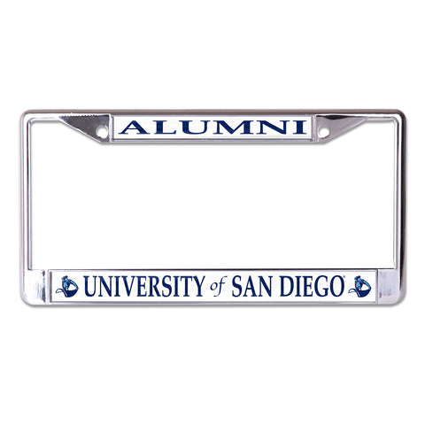 University of San Diego Alumni Chrome License Plate Frame