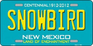 Snowbird New Mexico Novelty Metal License Plate
