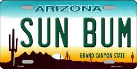 Sun Bum Arizona Novelty Metal License Plate