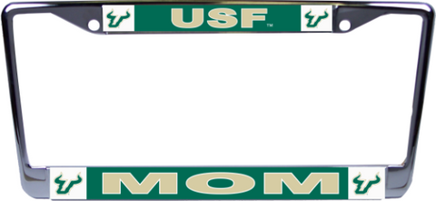 University of South Florida USF Mom Chrome License Plate Frame