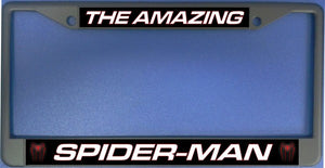 The Amazing Spider Man Black Chrome License Plate Frame